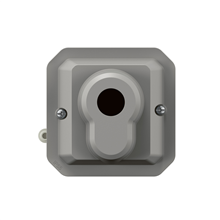 Legrand - Plexo Pulsschakelaar 3 Standen Voor Europese Cilinder Grijs Legrand - Plexo Pulsschakelaar 3 Standen Voor Europese Cilinder Grijs