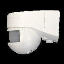 Luxomat - Buitenbewegingsmelder 140°, reikwijdte12m, met onderkruipbeveiliging, wit Luxomat - Buitenbewegingsmelder 140°, reikwijdte12m, met onderkruipbeveiliging, wit