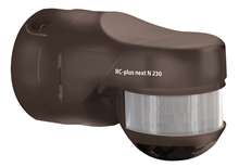 Luxomat - Buitenbewegingsmelder 230°, reikwijdte 20m, bruin