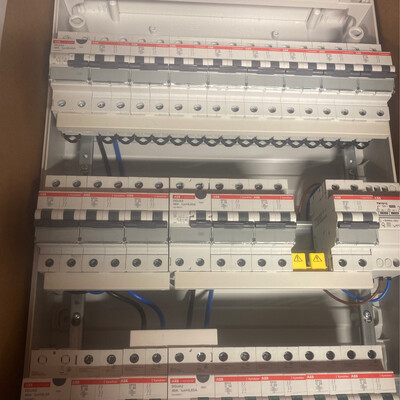ABB voorbedrade zekeringkast 54 modules Type 1