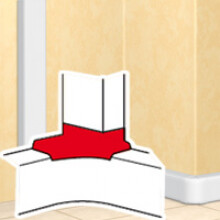 Legrand - Hoekaftakking dlp design Naar all goten behalve op goot 010424