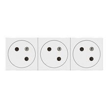 Legrand - Mos.Link ctdoos 3x2P+A vlak 45°-6 mod wit