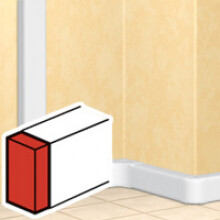 Legrand - Einddeksel links of rechts DLP design 35 x 405 mm