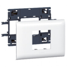 Legrand - Mosaic DLP houder 2 modules deksel 85mm