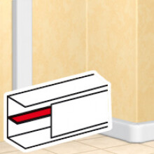 Legrand - Scheidingstussenschot - 2 m DLP design 65 x 150 mm