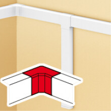 Legrand - Binnenhoek 60 x 40 mm DLP lijsten halogeenvrij
