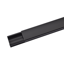 Legrand - Lijst 32 x 12.5 zwart L2.1m met deksel +beschermingsfilm