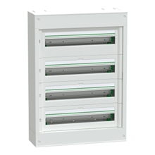 Schneider Residential - PrismaSeT S - Modulaire kast - 4x24 modules - zonder deur - wit