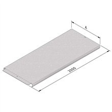 Kabelbaan deksel klipsbaar B=200MM, L=2000MM