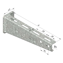 Wandbeugel B=200MM warmverzonken