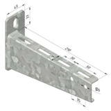 Wandbeugel L=100MM warmverzonken