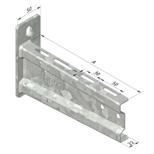 Wandbeugel L=800MM warmverzonken