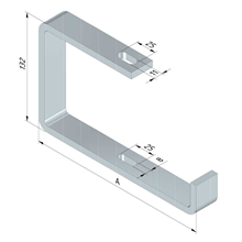 C-BEUGEL H130MM, L150MM