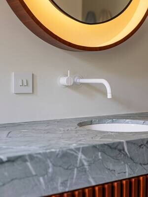 NIKO ROCKER steel white coated