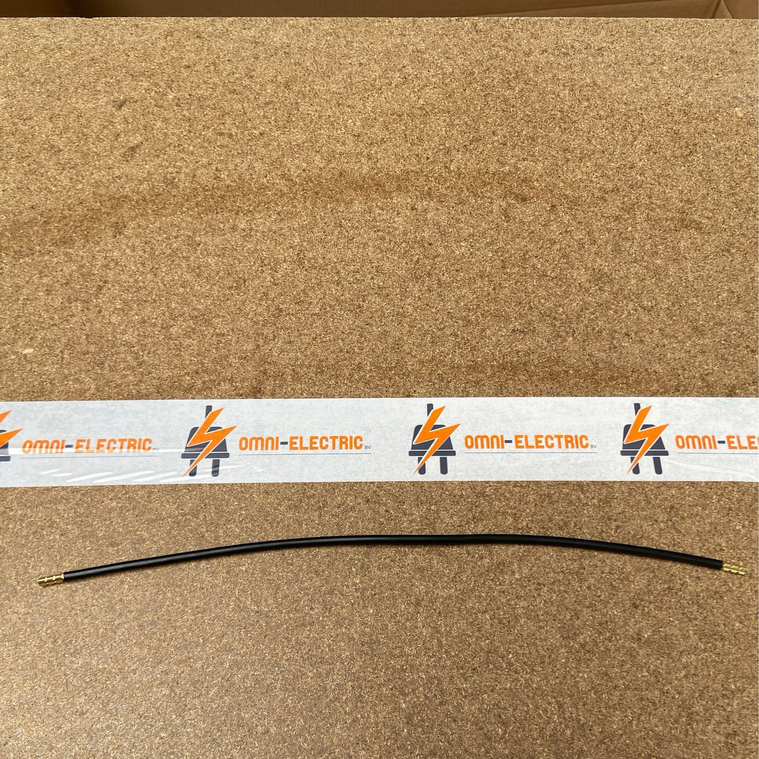 Aansluitkabels 6qmm 350mm huls zwart