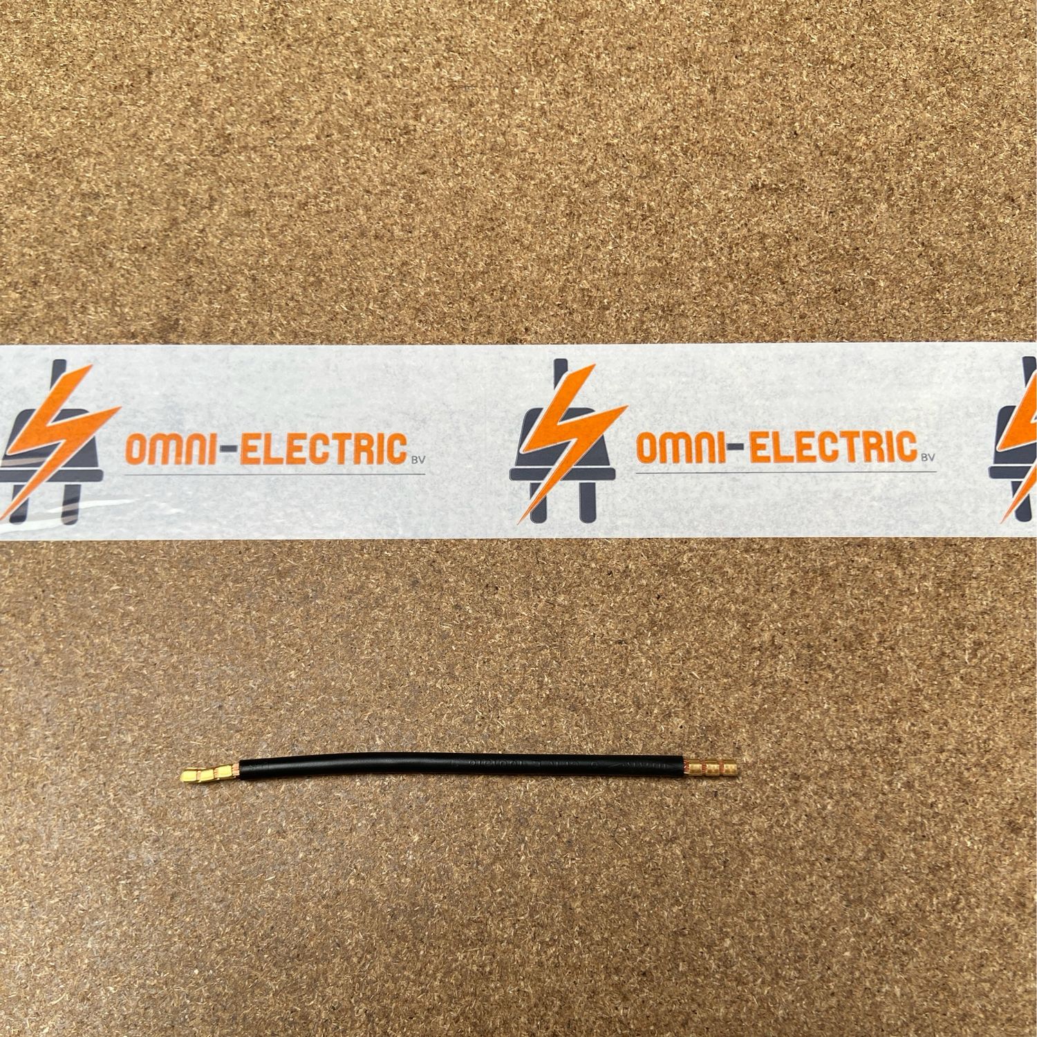 Aansluitkabels 6qmm 123mm huls zwart Aansluitkabels 6qmm 123mm huls zwart