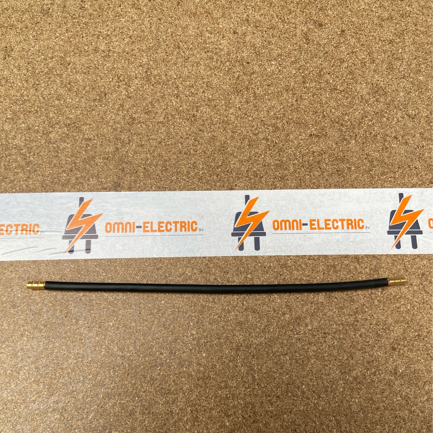 Aansluitkabels 10qmm 265mm huls zwart