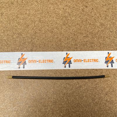 Aansluitkabels 10qmm 265mm huls zwart