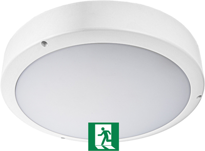 LED Bulkhead G2 IP65 8W-18W 3000K-5000K 3-CCT 900-2025lm Ø300 + Nood 3uur zelftest Excl. Ring
