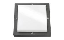 SG Lighting - Bassi wandopbouw LED grafiet/opaal 10W LED ingewerkt IP65
