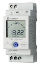 FINDER - ASTRONOMISCHE SCHAKELKLOK MET GANGRESERVE 6 JAAR 1 WISSELCONTACT 16A 230VAC FINDER - ASTRONOMISCHE SCHAKELKLOK MET GANGRESERVE 6 JAAR 1 WISSELCONTACT 16A 230VAC