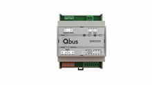 Qbus - Dali broadcast module, 2 kanalen (64 DALI adressen), 3 in (LED terugmelding)