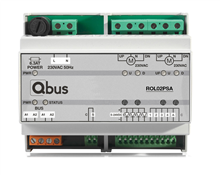 Qbus - Stand-Alone module voor positionering 2 motoren