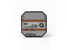 Qbus - Decentrale relaismodule (2x8A) voor muur in/opbouwdoos, 2 in/2 LED uit