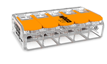 WAGO - Universele klem COMPACT 5x 6mm² grijs