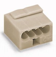 WAGO - MICROKLEM /4 AANSL GRIJS (100)