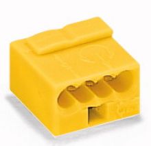 WAGO - 4 x 0,6-0,8 mm² Geel (100)