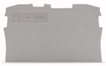 WAGO - Afsluit- en tussenplaat 0,8mm dik, grijs