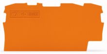 WAGO - Afsluit- en tussenplaat 0,8 mm dik, oranje