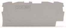 WAGO - Afsluit- en tussenplaat 0,8 mm dik, grijs