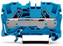 WAGO - 2-draads rijgklem 6mm², blauw