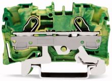 WAGO - 2-draads aardklem 6mm², groen-geel