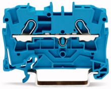 WAGO - 2-draads rijgklem 4mm², blauw
