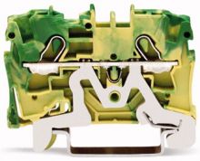WAGO - 2-draads aardklem 4mm², groen-geel