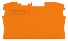 WAGO - Afsluit- en tussenplaat 1mm dik, oranje