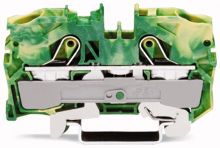 WAGO - 2-draads aardklem 10mm², groen-geel