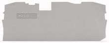 WAGO - Afsluit- en tussenplaat 1 mm dik, grijs WAGO - Afsluit- en tussenplaat 1 mm dik, grijs