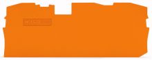 WAGO - Afsluit- en tussenplaat 1 mm dik oranje WAGO - Afsluit- en tussenplaat 1 mm dik oranje