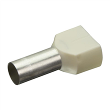 ADEREINDHULS GEISOLEERD 10MM2 DUBBEL ROOD L=14MM (100X)