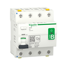 Schneider Distribution - Acti9 iID - Differentieelschakelaar - 4P - 40A - 300mA - B-SI type