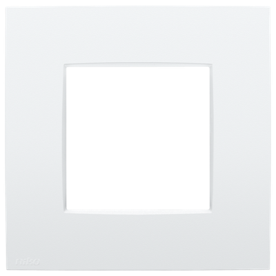 Enkelvoudige afdekplaat, Niko Intense lunar white coated