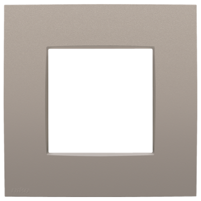 Enkelvoudige afdekplaat, Niko Intense bronze coated