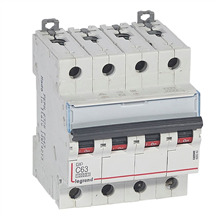 Legrand - Autom. DX³ 10000A/16kA 4P B63 400V - 4 modules