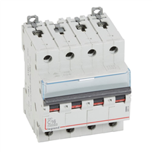 Legrand - Autom. DX³ 10000A/16kA 4P C16 400V - 4 modules