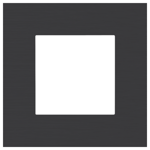 Enkelvoudige afdekplaat, Niko Pure alu black brushed Enkelvoudige afdekplaat, Niko Pure alu black brushed