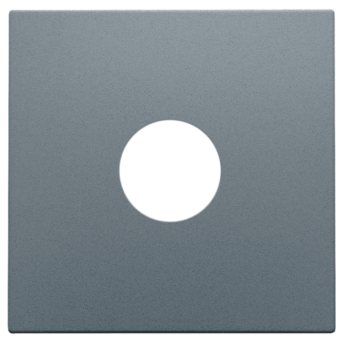 Afwerkingsset voor enkelvoudige coaxaansluiting voor tv, blue grey coated